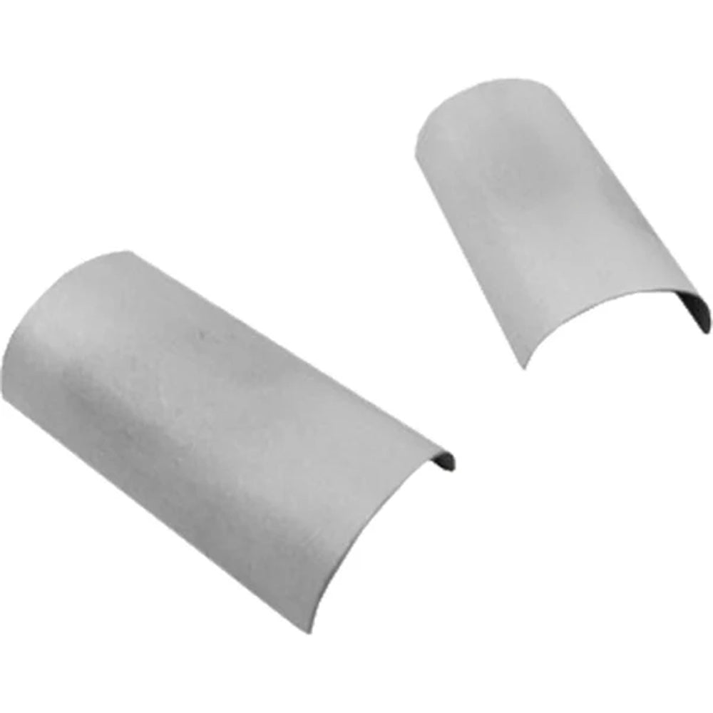 Problem Solvers Handlebar Clamp Shims 25.4mm To 26.0mm, 35mm Length, Silver