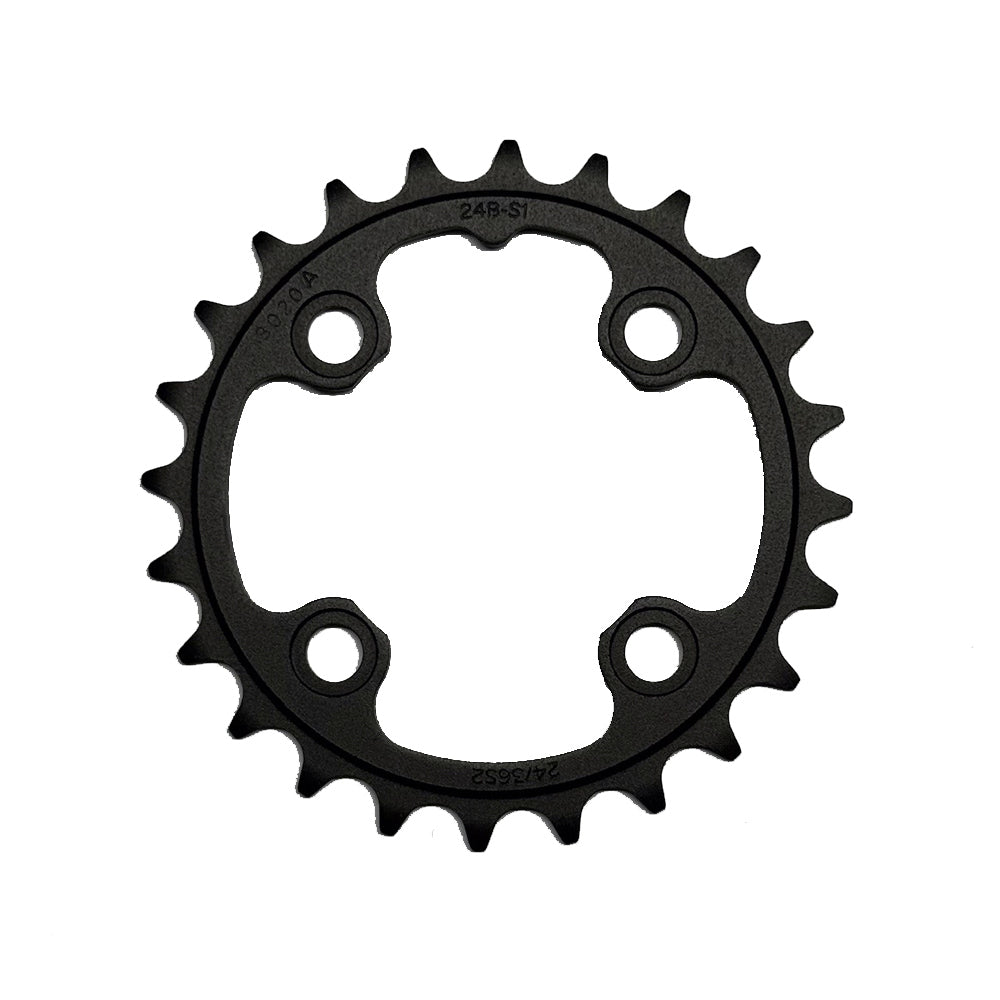 SRAM Chain Ring MTB 24 Tooth 64mm AL3 2x11 No Pin Blast Black