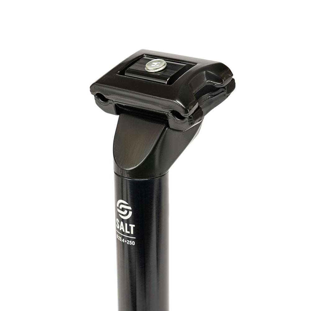 Salt Railed Post 25.4mm 250mm Black