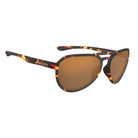 Tifosi Selca Sunglasses Matte Tortoise with Brown Lens