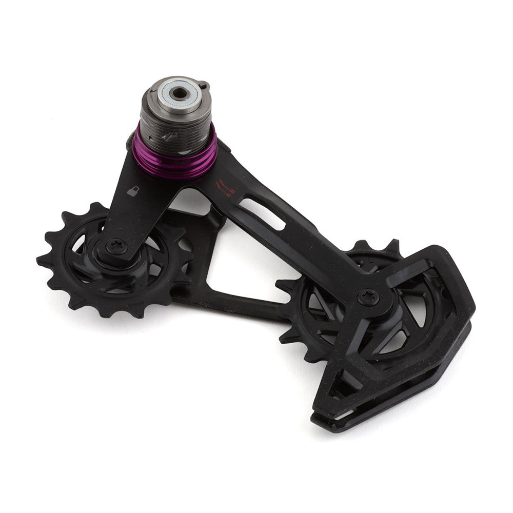 SRAM Rear Derailleur Cage Assembly Kit X0 T-Type Eagle AXS - (Full Replacement Cage Assembly Including Outer and Inner Cages, Damper and Pulleys)