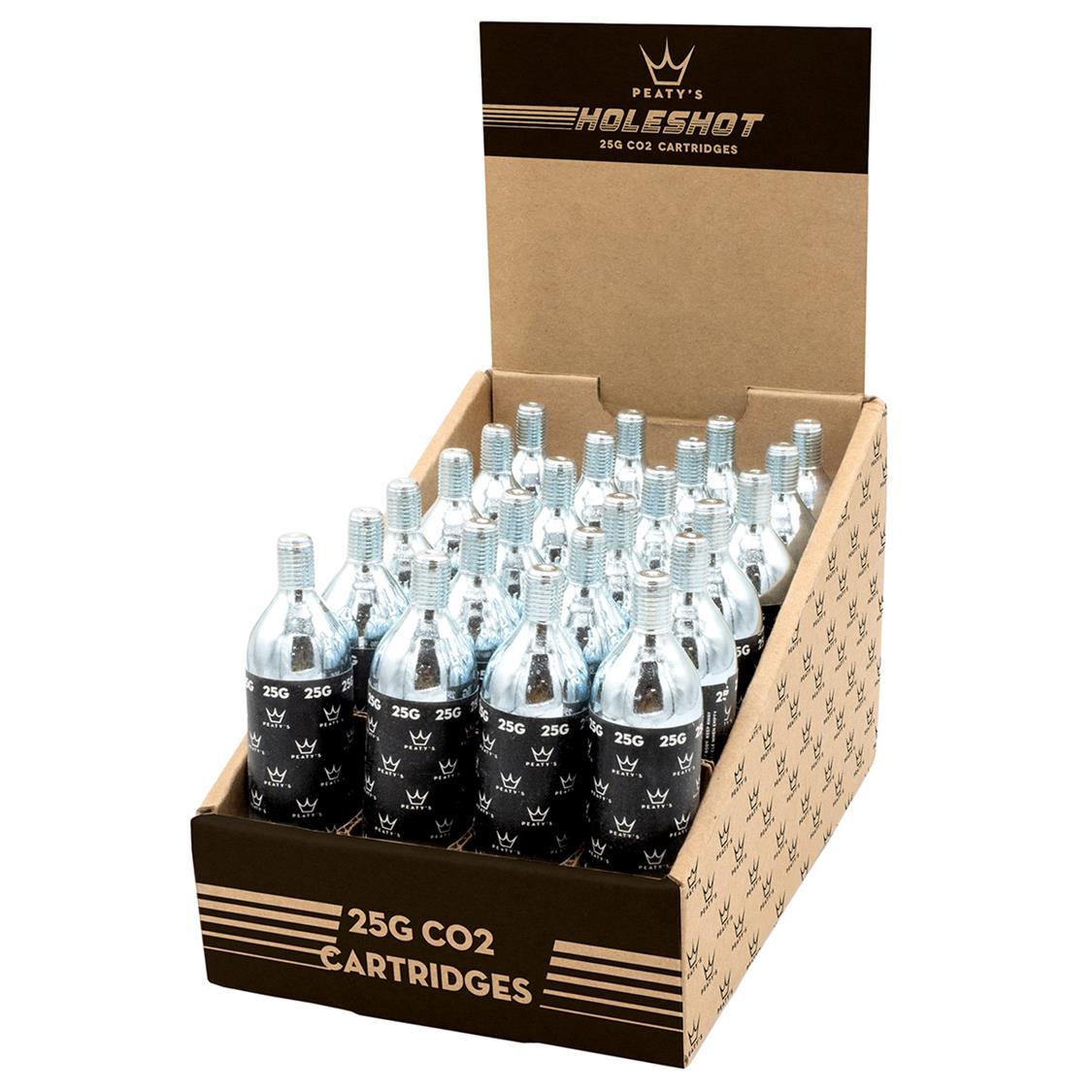 Peatys Holeshot CO2 Cartridges 24x25g