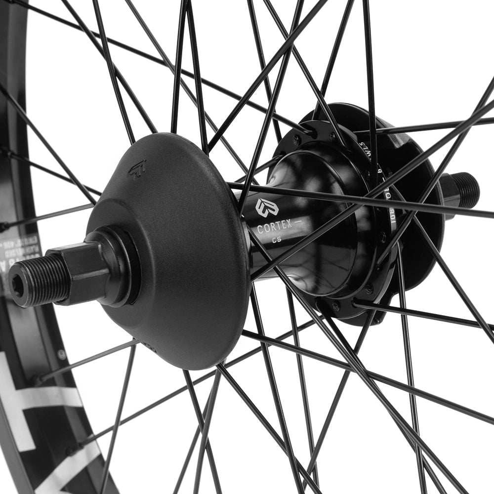 Eclat Bondi / Cortex EVO Cassette Rear Wheel 9 Tooth Black - Supplied with 2x Nylon Guards Black