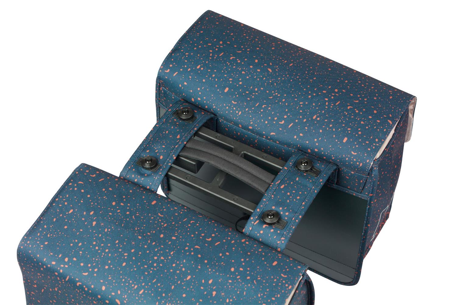 18418 Basil Flair double bicycle bag MIK navy_4-me