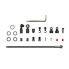 SRAM Disc Brake Hydraulic Hose Kit - Beveled Banjo - 2000mm Black (Includes Banjo, Fittings) - Flat Mount, Red22, Force22, Rival22, Force 1, Force CX1, Apex1 HRD, S700
