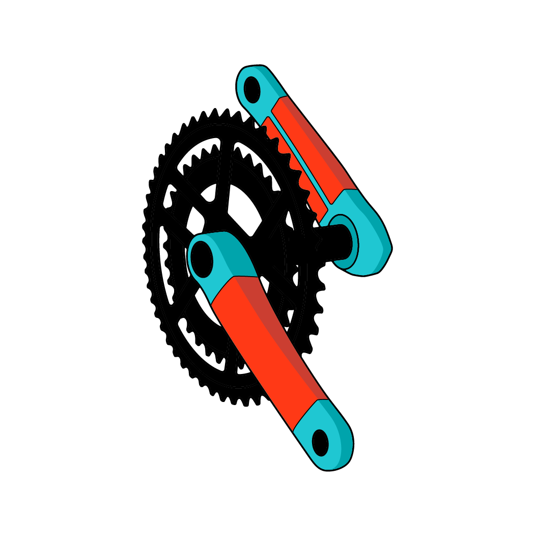 Ridewrap Covered-Road Crank