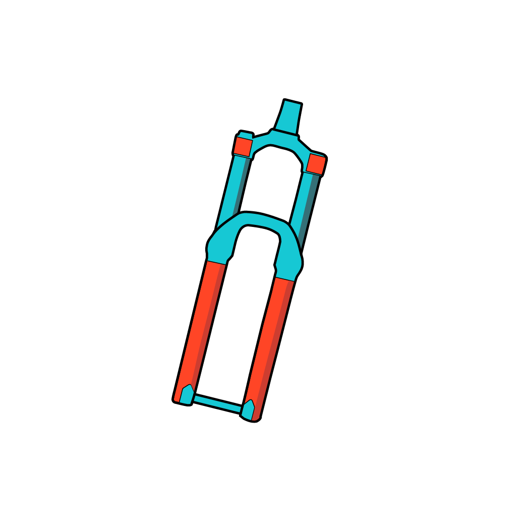 Ridewrap -Covered-MTB Fork