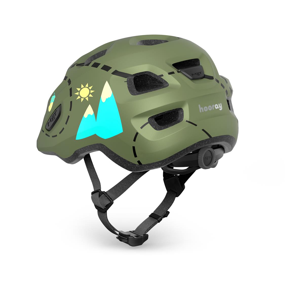 MET Youth Hooray Green Forest 4