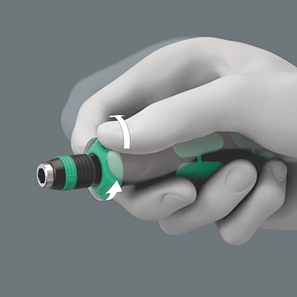 Wera Tools 838 RA-R M Bitholding Screwdriver with Ratchet Functionality, 1/4"
