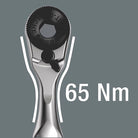 Wera Tools Mini 1 Bit Ratchet 8001 A Zyklop with 1/4" Hex Drive
