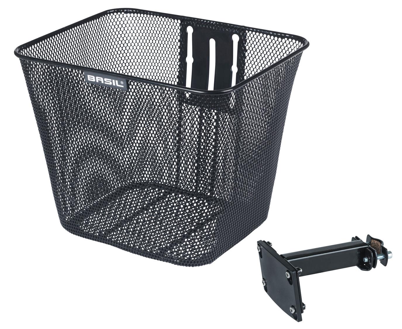 10235 Basil Bilbao front bicycle basket fixed moun
