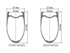 ERC 1400 SPLINE DB 47 RIM PROFILE