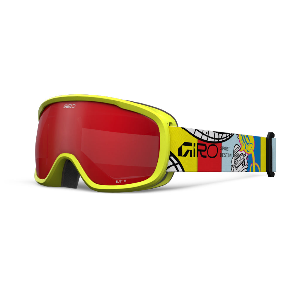 Giro Buster Robot Yellow Amber Scarlet1