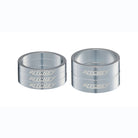 Ritchey Classic Headset Spacers Pack 28.6mm / 2x 10mm and 3x 5mm Spacers, High Polish Silver / with White Logo
