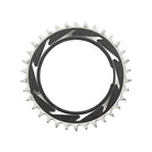 SRAM Chain Ring T-Type 38 Tooth Powermeter Threaded 3mm Offset Eagle (Including Pin Thread Backup and Screw) - Black / Silver XXSL D1
