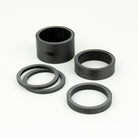 RockShox Headset Spacer Set, UD Carbon, Gloss Black Logo (2.5mm x 2, 5mm x 1, 10mm x 1, 20mm x 1)
