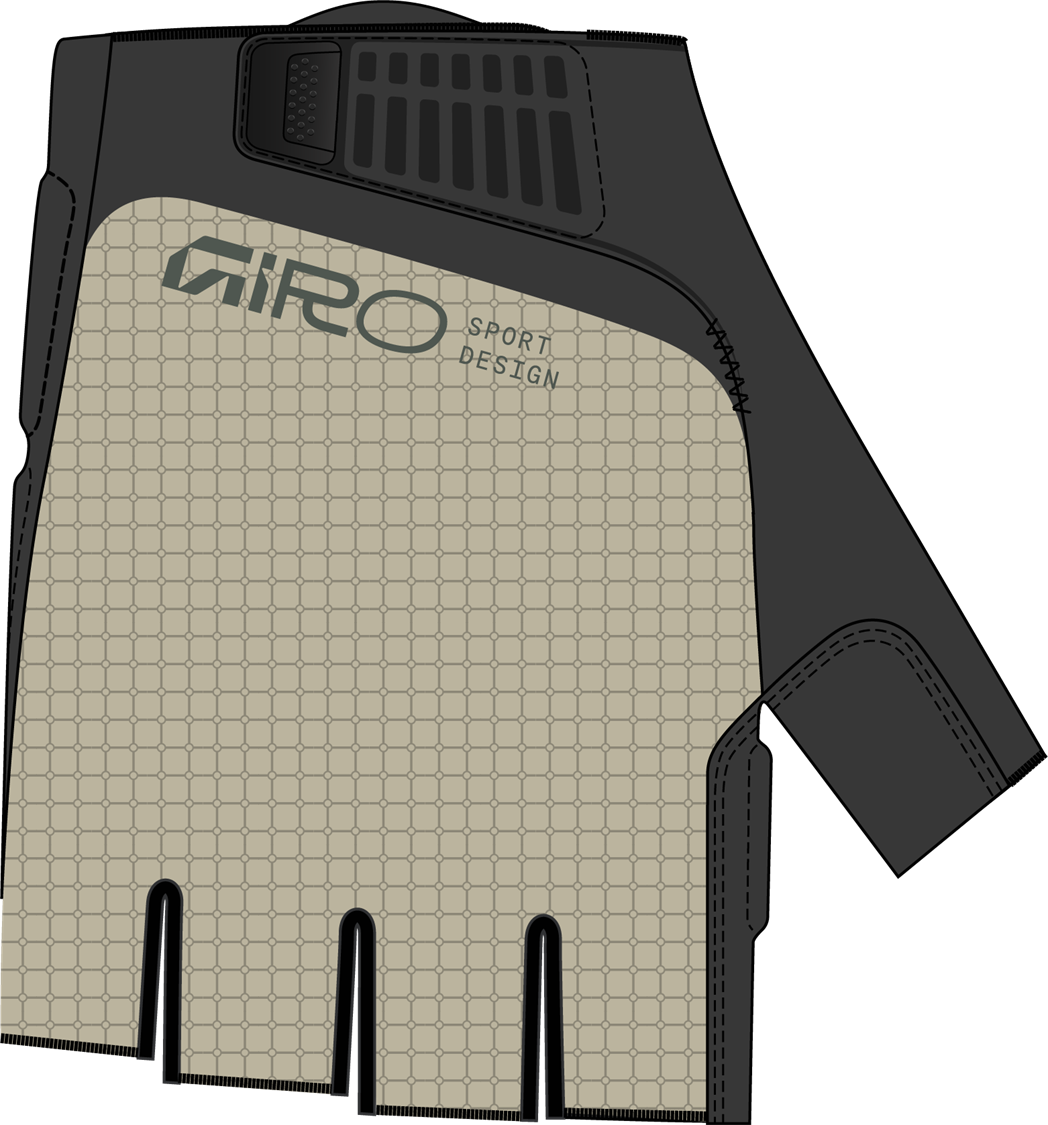 Giro Bravo II Gel Glove - Stone