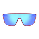 Tifosi Sanctum XL Sunglasses Matte Crystal Pink with Sky Blue Mirror Lens
