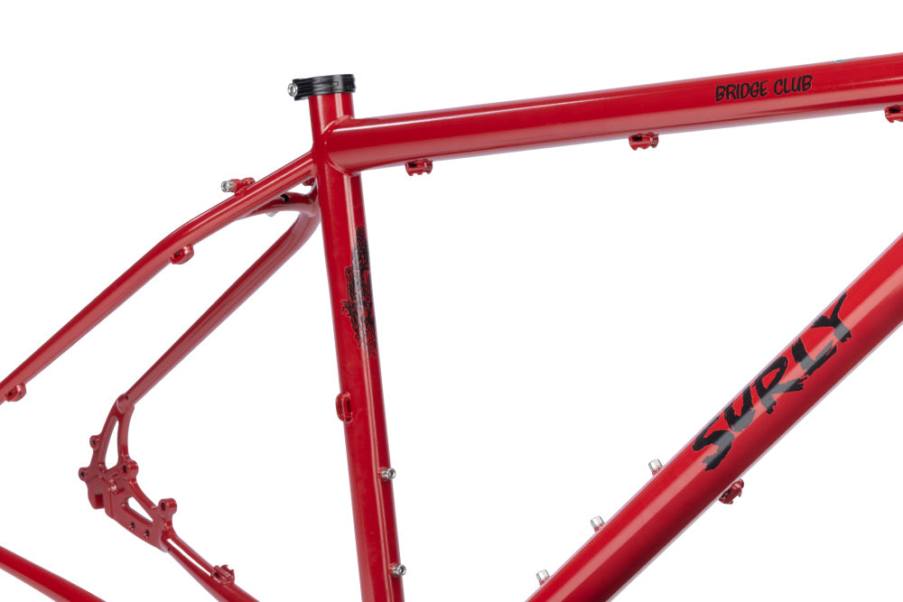Surly Bridge Club frameset Lingering Cranberry
