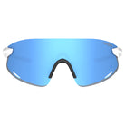 Tifosi Vogel XC Sunglasses Satin Clear with Sky Blue Mirror Lens
