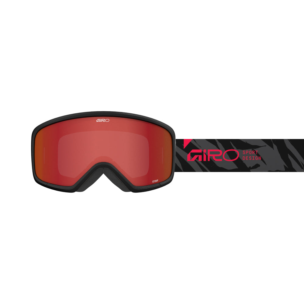 Giro Stomp Rush Black Amber Scarlet Goggle