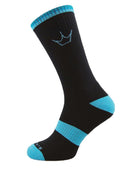 Peatys 2 tone cuff sock Sky