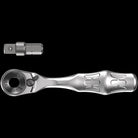 Wera Tools Mini 1 Bit Ratchet 8001 A Zyklop with 1/4"" Hex Drive
