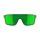 Tifosi Sanctum Sunglasses Crystal Smoke with Green Mirror Polarized Lens
