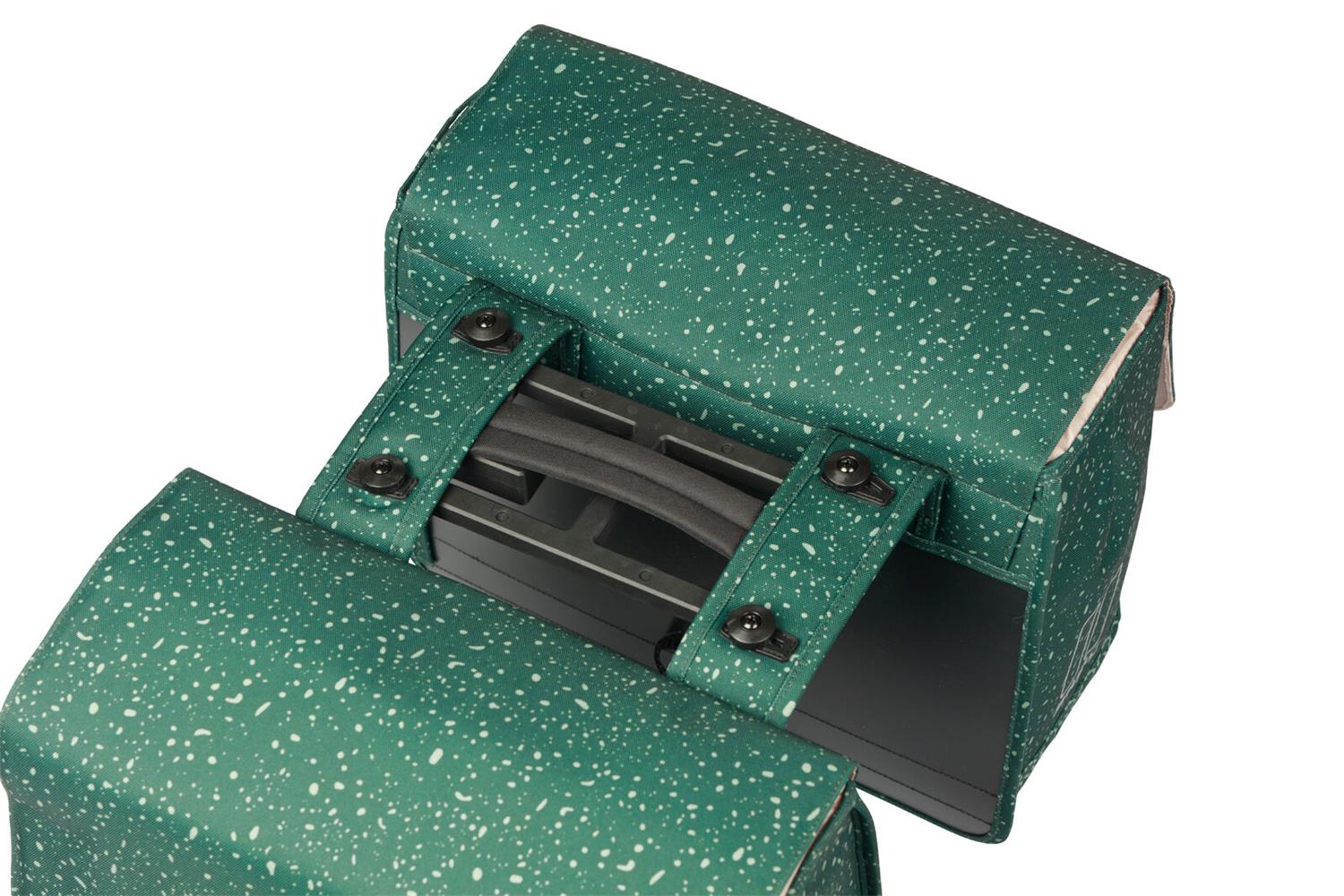 18419 Basil Flair double bicycle bag MIK green_4-m